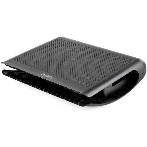 StarTech.com Ergonomic Foot Rest - Rocking Footrest with Cable Management/Storage - Foot Stand for Under Desk Support - Non Slip Rocker - Ergonomic foot rest for comfort/support/circulation - Under desk rocking footrest helps user stretch - Cable managem