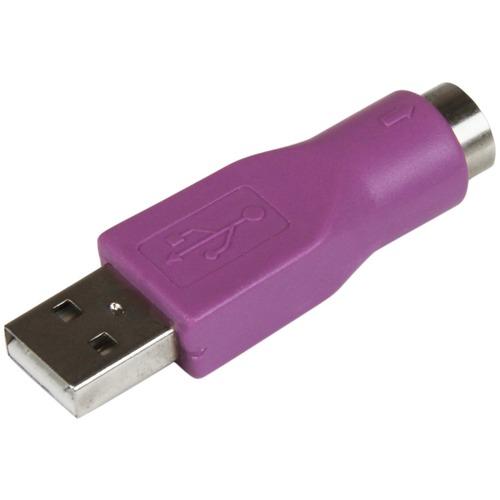 StarTech.com StarTech.com - Keyboard adapter - 6 pin PS/2 (F) - 4 pin USB Type A (M) - Connect a supported PS/2 keyboard to the USB port on your computer - ps2 to usb adapter - ps2 keyboard to usb adapter - keyboard ps2 to usb