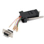 StarTech.com DB9 to RJ45 Modular Serial Adapter - Black - 1 Pack - 1 x DB-9 Female - 1 x RJ-45 Female