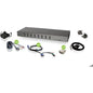 IOGEAR 8-Port Dual Link DVI KVMP Switch KIT with VGA Support - 8 Computer(s) - 1 Local User(s) - 2560 x 1600 - 12 x USB - 9 x DVI1 x VGA