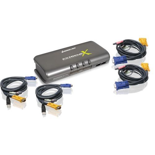 IOGEAR MiniView GCS1734 KVM Switch - 4 x 1 - 4 x SPDB-15