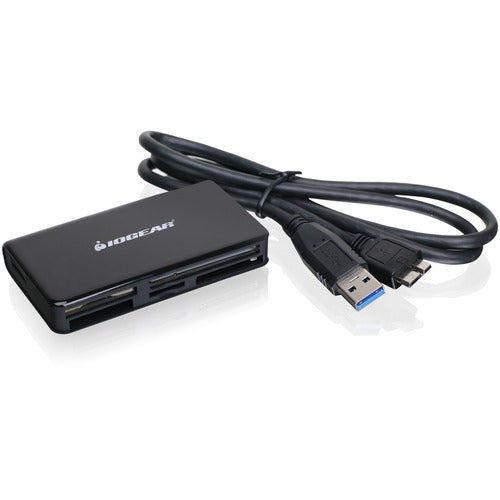 IOGEAR USB 3.0 Multi-Card Reader / Writer for HD data transfer - 59-in-1 - CompactFlash Type I, CompactFlash Type II, Microdrive, SD, SDHC, miniSD, MultiMediaCard (MMC), MMCplus, Reduced Size MultiMediaCard (MMC), MMCmobile, Micro Size MultiMediaCard (MM - PuriLite