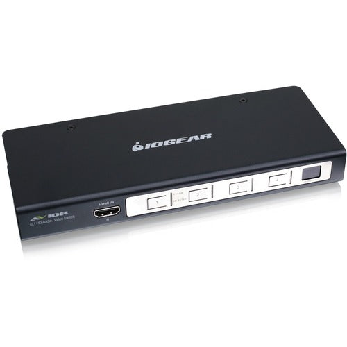 IOGEAR AVIOR HDMI Switch - SVGA, XGA, SXGA, WUXGA, VGA, Full HD - 1080p4 x 1