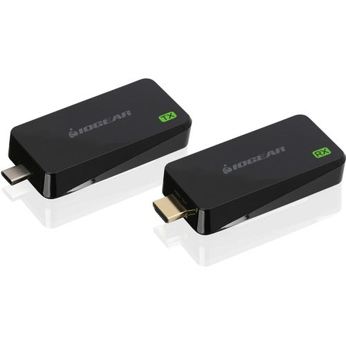 IOGEAR Share Pro USB-C Wireless HD Video Transmitter and Receiver Kit - 1 Input Device - 1 Output Device - 60 ft (18288 mm) Range - 1 x USB - 1 x HDMI Out