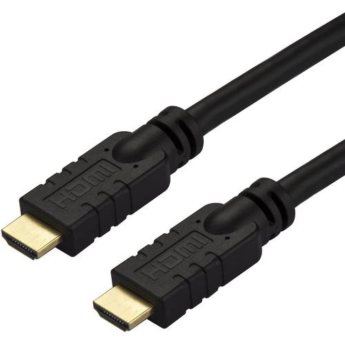 StarTech.com 30ft (10m) HDMI 2.0 Cable - 4K 60Hz UHD Active High Speed HDMI Cable - CL2 Rated for In Wall Install - Durable - HDR, 18Gbps - 30ft (10m) Active Ultra HD HDMI 2.0 Cable - 4K 60Hz/dual video/HDR/CEC/21:9 aspect ratio/BT.2020 - 32ch audio/4 us