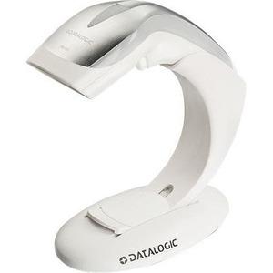 Datalogic Heron HD3130 Handheld Barcode Scanner Kit - Cable Connectivity - 270 scan/s - 1D - CCD - White