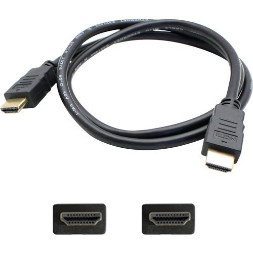 Add-On Computer AddOn Bulk 5 Pack 6ft (1.8M) HDMI to HDMI 1.3 Cable - Male to Male - 6 ft HDMI A/V Cable for Audio/Video Device, TV - First End: 1 x HDMI Male Digital Audio/Video - Second End: 1 x HDMI Male Digital Audio/Video - Black - 5