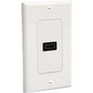 StarTech.com Single Outlet Female HDMIÂ® Wall Plate White - Add an In-wall HDMI Connection Port, for Neat, Professional Quality Video Installations. - HDMI wall plate - video wall plate - video wall plate extender - in wall hdmi - multimedia wall plate