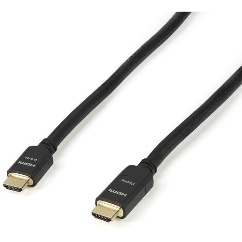 StarTech.com 20m 65 ft High Speed HDMI Cable M/M - Active - CL2 In-Wall - Connect your HDMI devices, up to 20m away with no signal loss - 20m HDMI Cable - 20 meter HDMI Cable - 65 ft Active HDMI Cable - 65' 28AWG Active HDMI Cable M/M - Ultra HD 4k x 2k