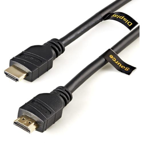 StarTech.com 50 ft Active CL2 In-wall High Speed HDMI Cable - Ultra HD 4k x 2k HDMI Cable - HDMI to HDMI - M/M - Create Ultra HD connections between your High Speed HDMI-equipped devices, up to 50ft away with no signal loss - 50 ft HDMI Cable - 50 feet H