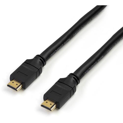 StarTech.com 35 ft 10m Plenum-Rated High Speed HDMI Cable - Ultra HD 4k x 2k HDMI Cable - HDMI to HDMI M/M - Create Ultra HD in-wall, ceiling and air plenum HDMI cable installations, for applications requiring CMP rated cables - Plenum Rated HDMI Cable -