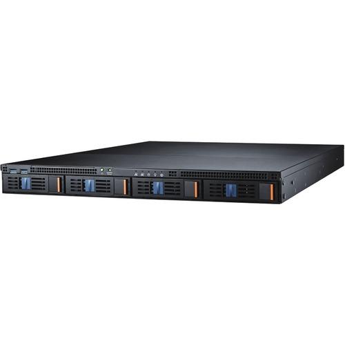 Advantech 1U Storage Chassis for MicroATX/ATX Serverboard with 4 Hot-swap Drive Bays - Rack-mountable - 1U - 5 x Bay - 5 x Fan(s) Installed - 1 x 350 W - Power Supply Installed - Micro ATX, ATX Motherboard Supported - 1 x External 5.25" Bay - 4 x Externa