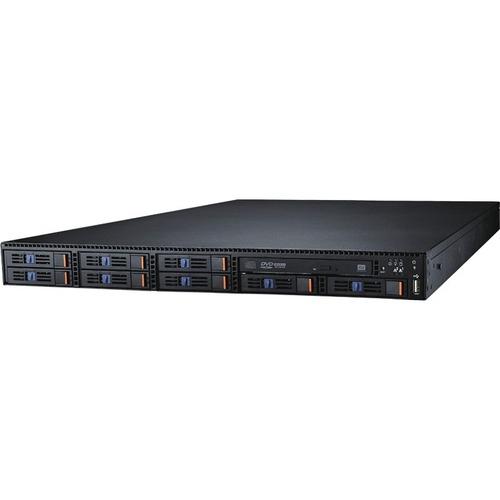 Advantech 1U Storage Chassis for EATX/ATX Server Board with 8 Hot-swap Drive Bays - Rack-mountable - 1U - 9 x Bay - 4 x Fan(s) Installed - 1 x 650 W - Power Supply Installed - EATX, ATX Motherboard Supported - 1 x External 5.25" Bay - 8 x External 2.5" B