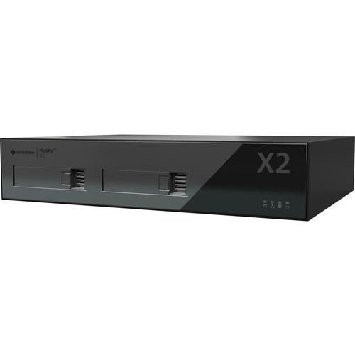 Milestone Systems Husky X2 Barebone w/16 PoE Switch - Network Video Recorder - HDMI - DVI
