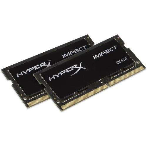 Kingston 16GB (2 x 8GB) DDR4 SDRAM Memory Kit - 16 GB (2 x 8GB) - DDR4-2400/PC4-19200 DDR4 SDRAM - 2400 MHz - CL14 - 1.20 V - Non-ECC - Unbuffered - 260-pin - SoDIMM