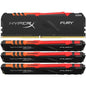 Kingston HyperX FURY 64GB (4 x 16GB) DDR4 SDRAM Memory Kit - For Desktop PC - 64 GB (4 x 16GB) - DDR4-2666/PC4-21300 DDR4 SDRAM - 2666 MHz - CL16 - 1.20 V - Non-ECC - Unbuffered - 288-pin - DIMM