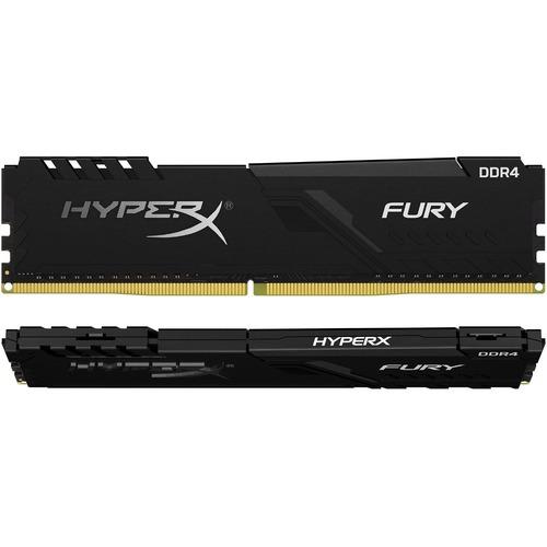 Kingston HyperX HyperX Fury 64GB (2 x 32GB) DDR4 SDRAM Memory Kit - For Desktop PC - 64 GB (2 x 32GB) - DDR4-3000/PC4-24000 DDR4 SDRAM - 3000 MHz - CL15 - 1.20 V - Non-ECC - Unbuffered - 288-pin - DIMM - Lifetime Warranty