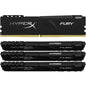 Kingston HyperX FURY 128GB DDR4 SDRAM Memory Module - For Computer - 128 GB (4 x 32GB) - DDR4-3000/PC4-24000 DDR4 SDRAM - 3000 MHz - CL16 - 1.35 V - Non-ECC - Unbuffered - 288-pin - DIMM - Lifetime Warranty