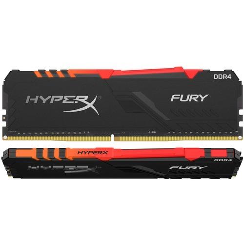 Kingston HyperX FURY 32GB (2 x 16GB) DDR4 SDRAM Memory Kit - For Desktop PC - 32 GB (2 x 16GB) - DDR4-3000/PC4-24000 DDR4 SDRAM - 3000 MHz - CL16 - 1.35 V - Non-ECC - Unbuffered - 288-pin - DIMM