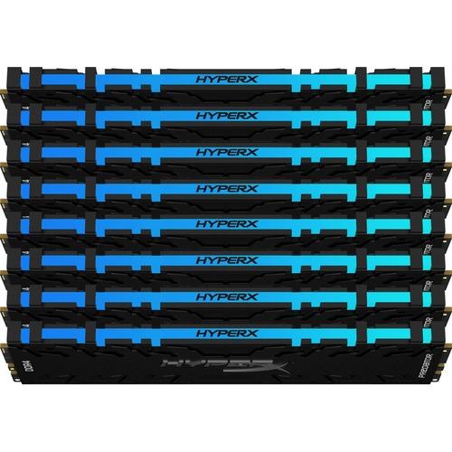 Kingston HyperX Predator 256GB DDR4 SDRAM Memory Module - For Desktop PC - 256 GB (8 x 32GB) - DDR4-3200/PC4-25600 DDR4 SDRAM - 3200 MHz - CL16 - 1.35 V - Unbuffered - 288-pin - DIMM - Lifetime Warranty