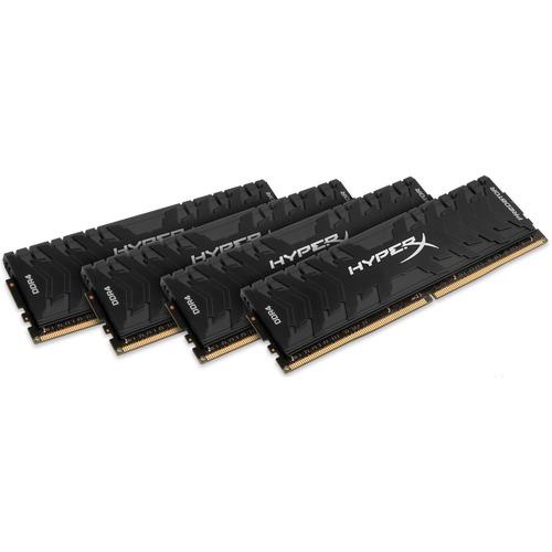 Kingston Predator Memory Black - 32GB Kit (4x8GB) - DDR4 3200MHz Intel XMP CL16 DIMM - 32 GB (4 x 8GB) - DDR4-3200/PC4-25600 DDR4 SDRAM - 3200 MHz - CL16 - 1.35 V - Non-ECC - Unbuffered - 288-pin - DIMM