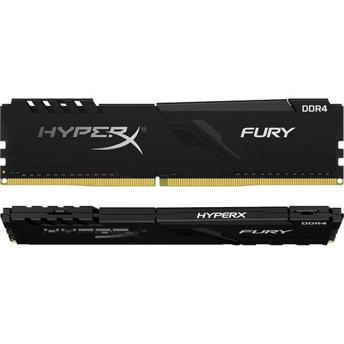 Kingston HyperX HyperX Fury 64GB (2 x 32GB) DDR4 SDRAM Memory Kit - For Desktop PC - 64 GB (2 x 32GB) - DDR4-3466/PC4-27700 DDR4 SDRAM - 3466 MHz - CL17 - 1.35 V - Non-ECC - Unbuffered - 288-pin - DIMM - Lifetime Warranty