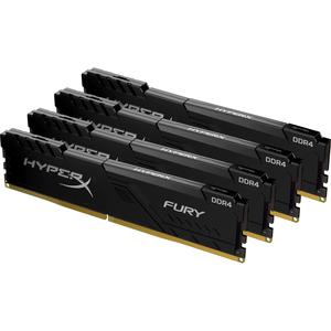 Kingston HyperX FURY 64GB DDR4 SDRAM Memory Module - For Desktop PC - 64 GB (4 x 16GB) - DDR4-3466/PC4-27700 DDR4 SDRAM - 3466 MHz - CL17 - 1.35 V - Non-ECC - Unbuffered - 288-pin - DIMM - Lifetime Warranty