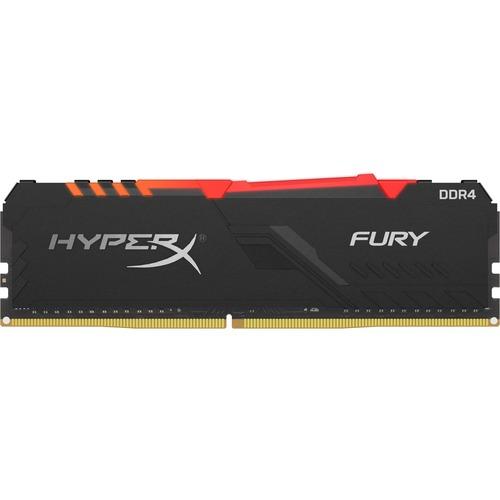 Kingston HyperX FURY 16GB DDR4 SDRAM Memory Module - For Desktop PC - 16 GB - DDR4-3600/PC4-28800 DDR4 SDRAM - 3600 MHz - CL18 - 1.35 V - Non-ECC - Unbuffered - 288-pin - DIMM - Lifetime Warranty
