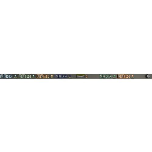 Vertiv Geist MN01X8W1-24PBB8-6PS15B0A10-S 24-Outlets PDU - Basic - IEC 60309 3P+E - 12 x IEC 60320 C13, 12 x IEC 60320 C19 - 208 V AC - Vertical - Rack-mountable
