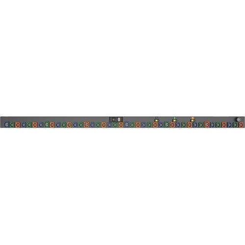 Vertiv Geist MN01D5W1-42PZ68-3TL15A0A10-S-A 42-Outlets PDU - Metered - NEMA L15-30P - 36 x U-Lock IEC 60320 C13, 6 x U-Lock IEC 60320 C19 - 230 V AC - 0U - Vertical - Rack-mountable