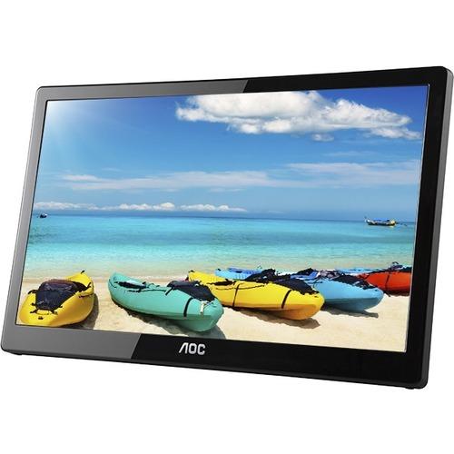 AOC I1659FWUX 15.6" Full HD WLED LCD Monitor - 16:9 - Glossy Piano Black - 16" (406.40 mm) Class - 1920 x 1080 - 262,000 Colors - 220 cd/m‚² - 25 ms