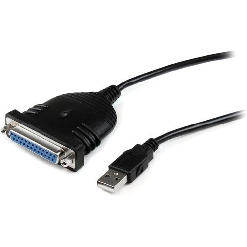 StarTech.com StarTech.com Parallel printer adapter - USB - DB25 parallel - 6 ft - Add a DB25 parallel port to any PC or laptop with a free USB port - usb to parallel adapter - usb to parallel printer - usb to parallel cable - USB to DB25 - usb to ieee 12