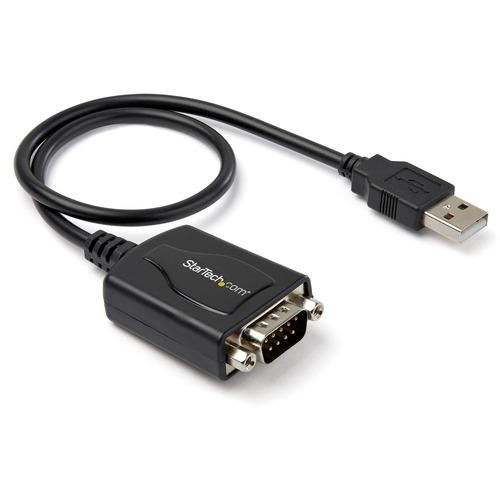 StarTech.com USB to Serial Adapter - 1 Port - COM Port Retention - Texas Instruments TIUSB3410 - USB to RS232 Adapter Cable - Add one serial RS-232 port with com retention to any laptop or computer with a USB port - USB to Serial - USB to RS232 - USB to
