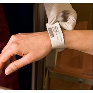 Intermec IN-Band Adult Wristbands - 1 1/8" x 11 1/2" Length - Rectangle - Direct Thermal - 250 / Roll - 2 Roll