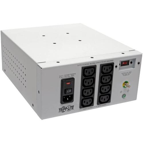 Tripp Lite Isolator IS1000HGDV Isolation Transformer - 1 kVA - 120 V AC, 230 V AC Input - 115 V AC, 230 V AC Output