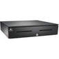 APG Cash Drawer 4000 Series Cash Drawer - 5 Bill - 5 Coin - 2 Media Slot - Solenoid 24V - Black