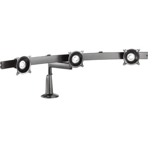 Peerless-AV LCT620A-G Desk Mount for Flat Panel Display - Black, Polished Aluminum, Chrome - Adjustable Height - 29" Screen Support - 8.07 kg Load Capacity - 1