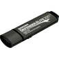 Kanguru Solutions Kanguru Defender Elite300 FIPS 140-2 Certified, SuperSpeed USB 3.0 secure flash drive, 128G - 128 GB - USB 3.0 - Black - 256-bit AES - 3 Year Warranty - TAA Compliant - PuriLite