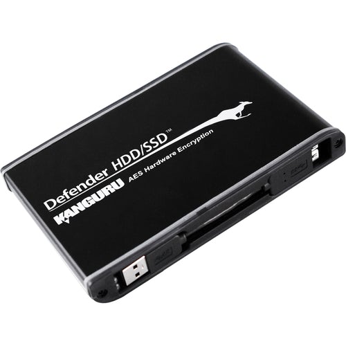 Kanguru Solutions Kanguru Defender KDH3B 128 GB Solid State Drive - 2.5" External - SATA (SATA/300) - Matte Black - USB 3.0