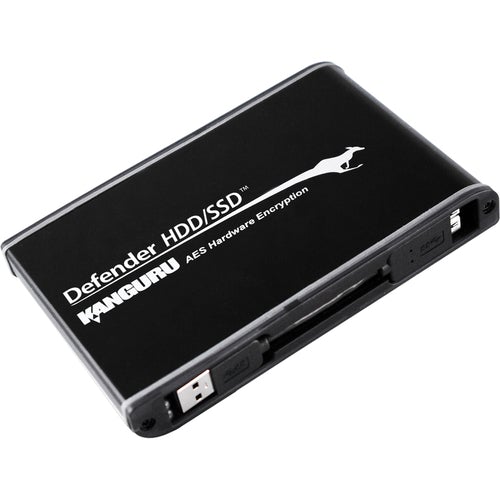 Kanguru Solutions Kanguru Defender 1 TB Rugged Hard Drive - 2.5" External - TAA Compliant - USB 3.0 - 256-bit Encryption Standard - 1 Year Warranty - PuriLite