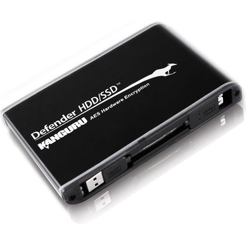 Kanguru Solutions Kanguru Defender HDD Hardware Encrypted Secure USB3.0 External Hard Drive, 2T - AES 256-Bit Hardware Encrypted, SuperSpeed USB3.0 Remotely Manageable - PuriLite