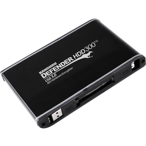 Kanguru Solutions Kanguru Defender Secure External Hard Drive - FIPS 140-2 Certified - 500GB - USB 3.0 - 100 MB/s Maximum Read Transfer Rate - 256-bit Encryption Standard - 1 Year Warranty - PuriLite