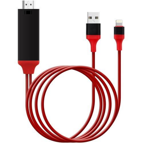 Aaxa LIGHTNING TO HDMI PRESENT CABLE FOR APPLE IPHONE/IPAD PLUG & PLAY