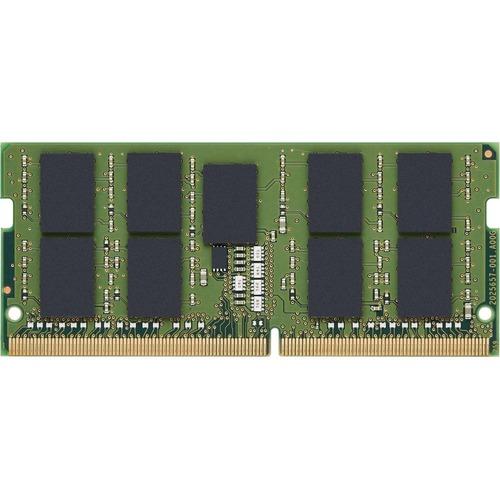 Kingston ValueRAM 32GB DDR4 SDRAM Memory Module - 32 GB - DDR4-2666/PC4-21300 DDR4 SDRAM - 2666 MHz Dual-rank Memory - CL19 - 1.20 V - ECC - Unbuffered - 260-pin - SoDIMM - Lifetime Warranty