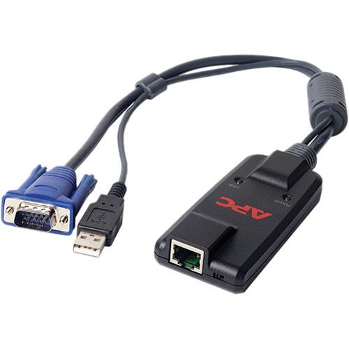 Schneider Electric APC by Schneider Electric KVM Cable - 1.7 ft KVM Cable for Video Device, Keyboard, Mouse, Monitor - First End: 1 x RJ-45 Female Network - Second End: 1 x HD-15 Male VGA, Second End: 1 x Type A Male USB - Black