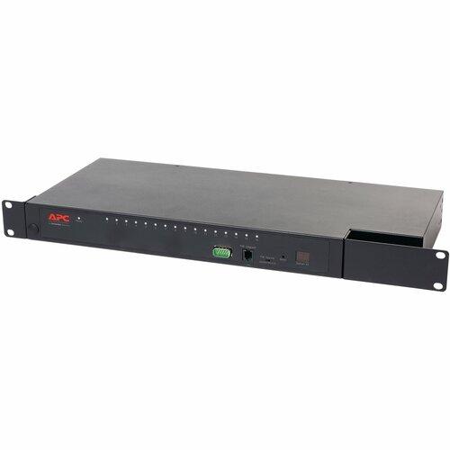 Schneider Electric APC by Schneider Electric KVM 2G, Analog, 1 Local User, 16 ports - 16 Computer(s) - 1 Local User(s) - 1600 x 1200 - 16 x Network (RJ-45) - 2 x PS/2 Port - 2 x USB1 x VGA - Rack-mountable - Management Port - 1U