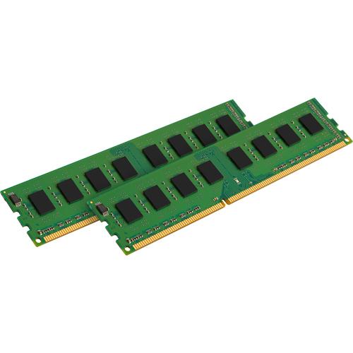 Kingston ValueRAM 16GB (2 x 8GB) DDR3 SDRAM Memory Kit - 16 GB (2 x 8GB) - DDR3L-1600/PC3-12800 DDR3 SDRAM - 1600 MHz - CL11 - 1.35 V - Non-ECC - Unbuffered - 240-pin - DIMM - Lifetime Warranty