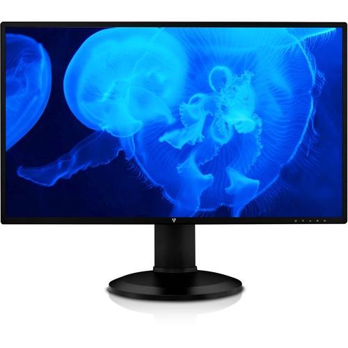 V7 L27HAS2K-2N 27" WQHD LED LCD Monitor - 16:9 - Black - 27" (685.80 mm) Class - 2560 x 1440 - 1.07 Billion Colors - 300 cd/m‚² - 6 ms - HDMI - DisplayPort