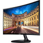 Samsung C24F390FHN 23.5" Full HD Curved Screen LED LCD Monitor - 16:9 - High Glossy Black - 1920 x 1080 - 16.7 Million Colors - FreeSync - 250 cd/m‚² - 4 ms - HDMI - VGA