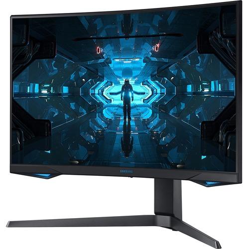 Samsung Odyssey G7 C27G75TQSN 26.9" WQHD Curved Screen Quantum Dot LED Gaming LCD Monitor - 16:9 - Black - 27" (685.80 mm) Class - Vertical Alignment (VA) - 2560 x 1440 - 1.07 Billion Colors - FreeSync Premium - 300 cd/m‚² Minimum, 350 cd/m‚² Typical, 600
